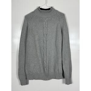 Phys.Sci Gray Pull Over Knit Sweater Size Large